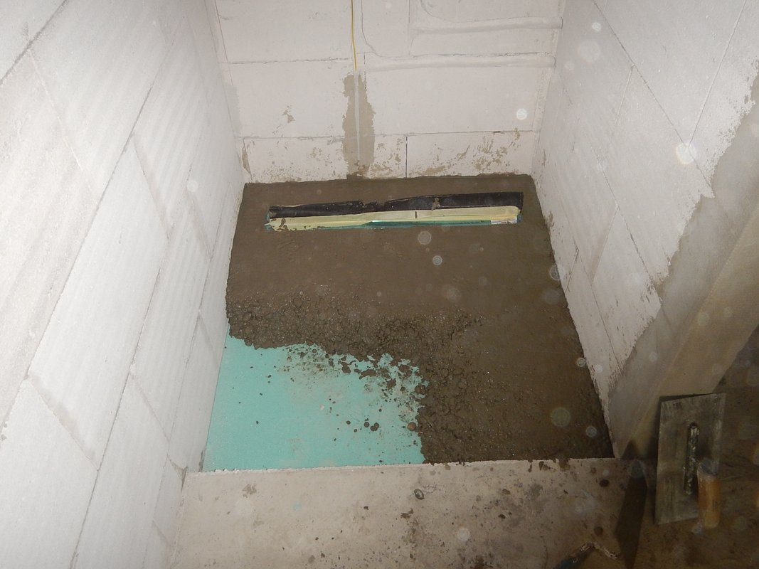 Sprchovy kut zlab betonovanie